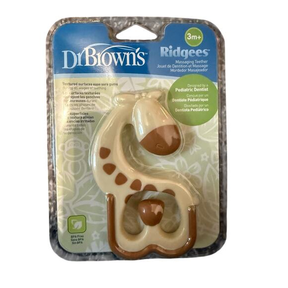 New in Package Dr Browns Ridgees Giraffe Teether - Picture 3 of 5